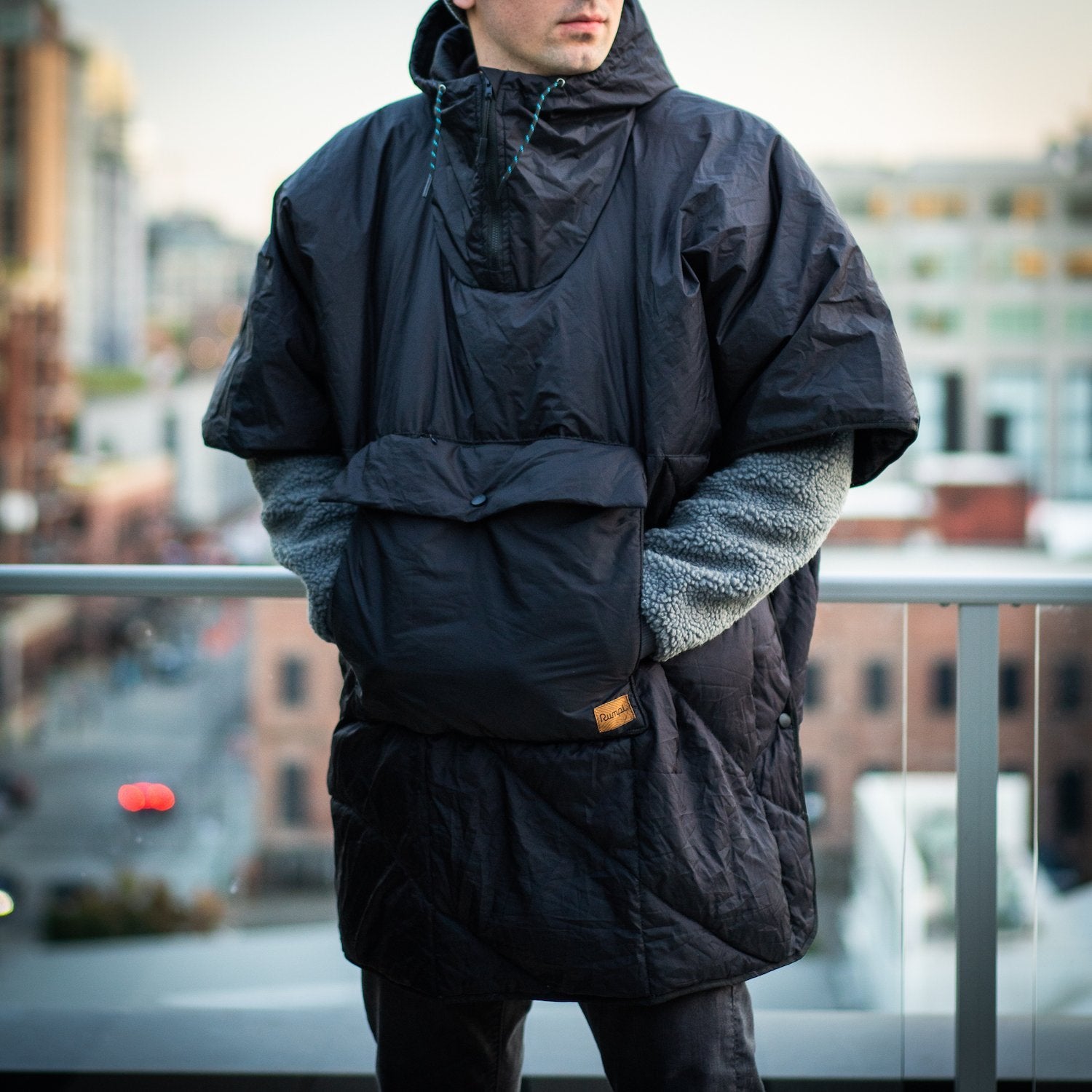 Puffy raincoat cheap